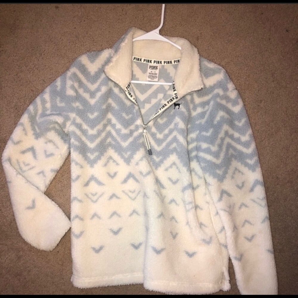 PINK boyfriend Sherpa Xsmall
